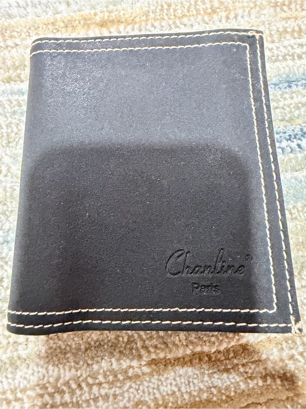 Black Leather Card & Key Wallet